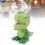 Interactive Dinosaur Teeth Game with Sound | Green, 17x10.5cm 4
