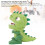 Interactive Dinosaur Teeth Game with Sound | Green, 17x10.5cm 9