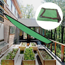Sonnensegel Atmungsaktives Stoffdach Sonnenschutz Vordach Schutz Rechteck UV-blockierend Vordach für Terrasse Hinterhof Rasen Garten Grün 2