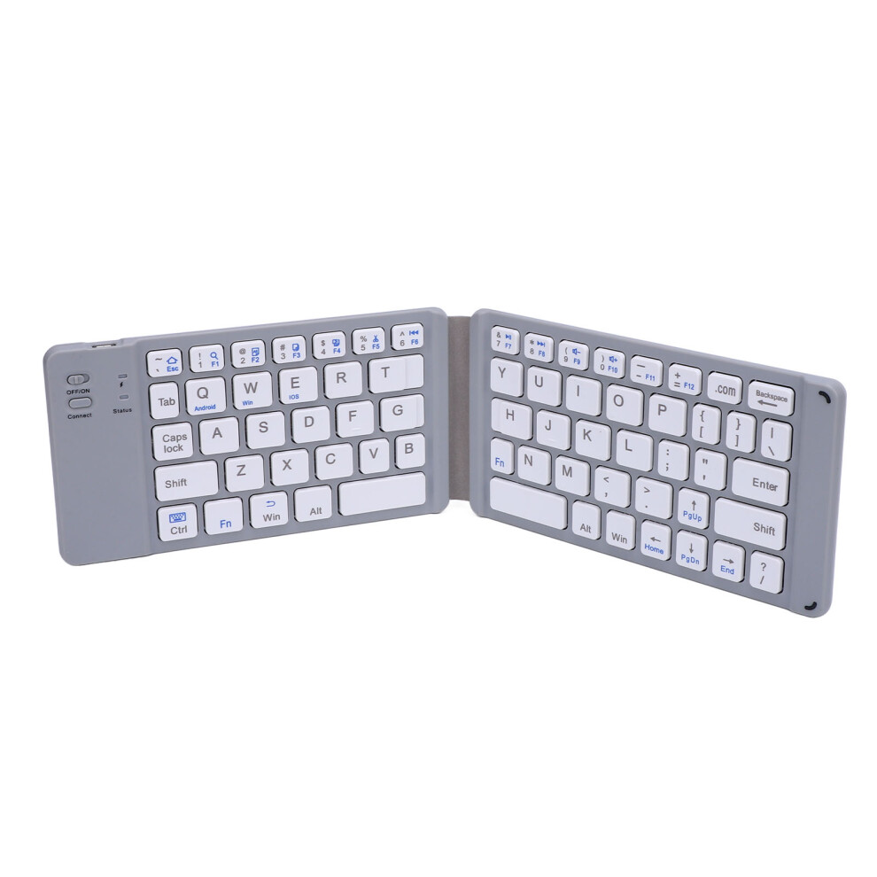 Slim Foldable Bluetooth Keyboard For Laptop/Tablets, 120Mah Rechargeable 5051341672543