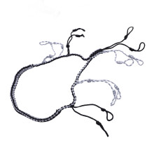 Duck Call Lanyard Portable Braided Paracord Nylon Loop Outdoor Black