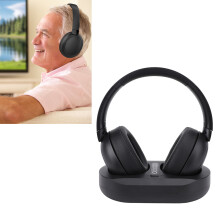 Wireless TV Headphone 2.4G Bluetooth 5.3, 50H Play, UK Plug