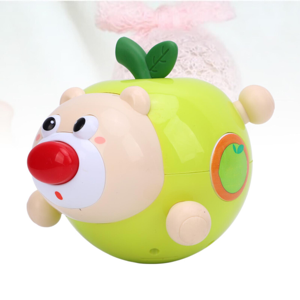 Children Wobble Toy Baby Puzzle Sound Effects - Green, 11.5x11.5cm