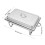 Folding Food Warmer Buffet Server,Stainless Steel Chafing Dish 2