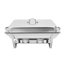 Folding Food Warmer Buffet Server,Stainless Steel Chafing Dish