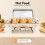 Folding Food Warmer Buffet Server,Stainless Steel Chafing Dish 4