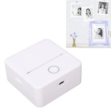 Portable Bluetooth Thermal Printer - Compact 200dpi, 10 Rolls