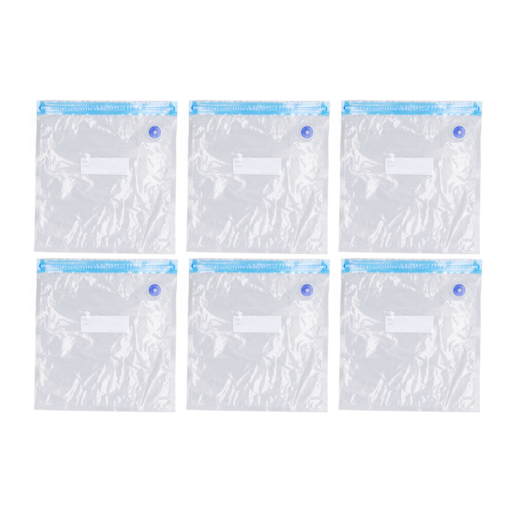 6 Pcs Vacuum Storage Bag Space Saving Good Sealing