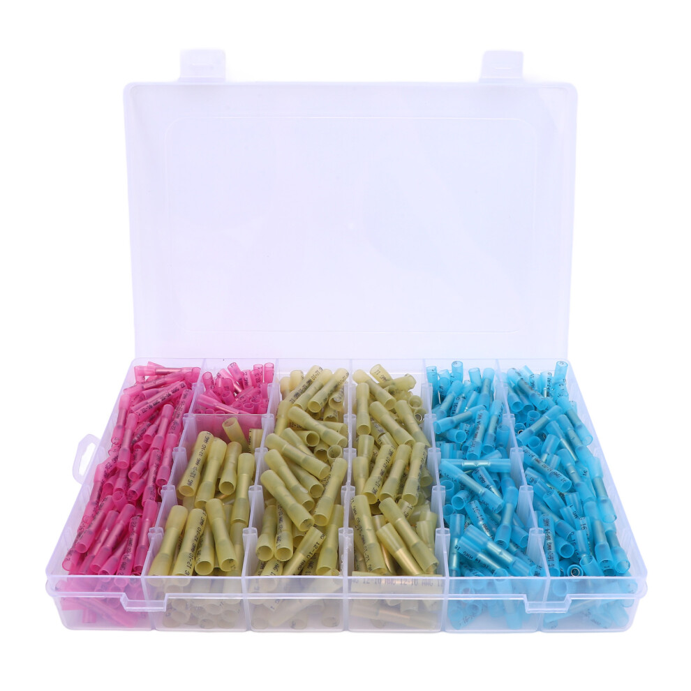 540Pcs Heat Shrink Wire Connectors Kit, Waterproof, Insulated, 12-22 Awg 5011341681259