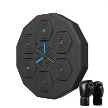 (Black) Music Boxing Machine Home Wall Mount Electronic Smart Focus
