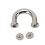 10 Sets Silver U Shape Metal D Ring Buckles 14.5x15mm 12