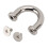 10 Sets Silver U Shape Metal D Ring Buckles 14.5x15mm 14