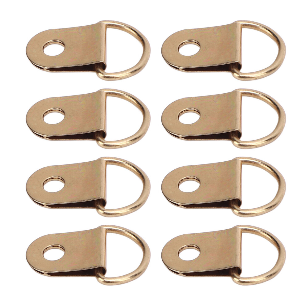 50 Set Iron Shoe Boot Lace Hooks With Rivets, D Ring & Buckle 3351341682002
