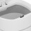 Mini Desktop Trash Can, 14x13cm, White, ABS & PP Material 6