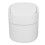 Mini Desktop Trash Can, 14x13cm, White, ABS & PP Material 16