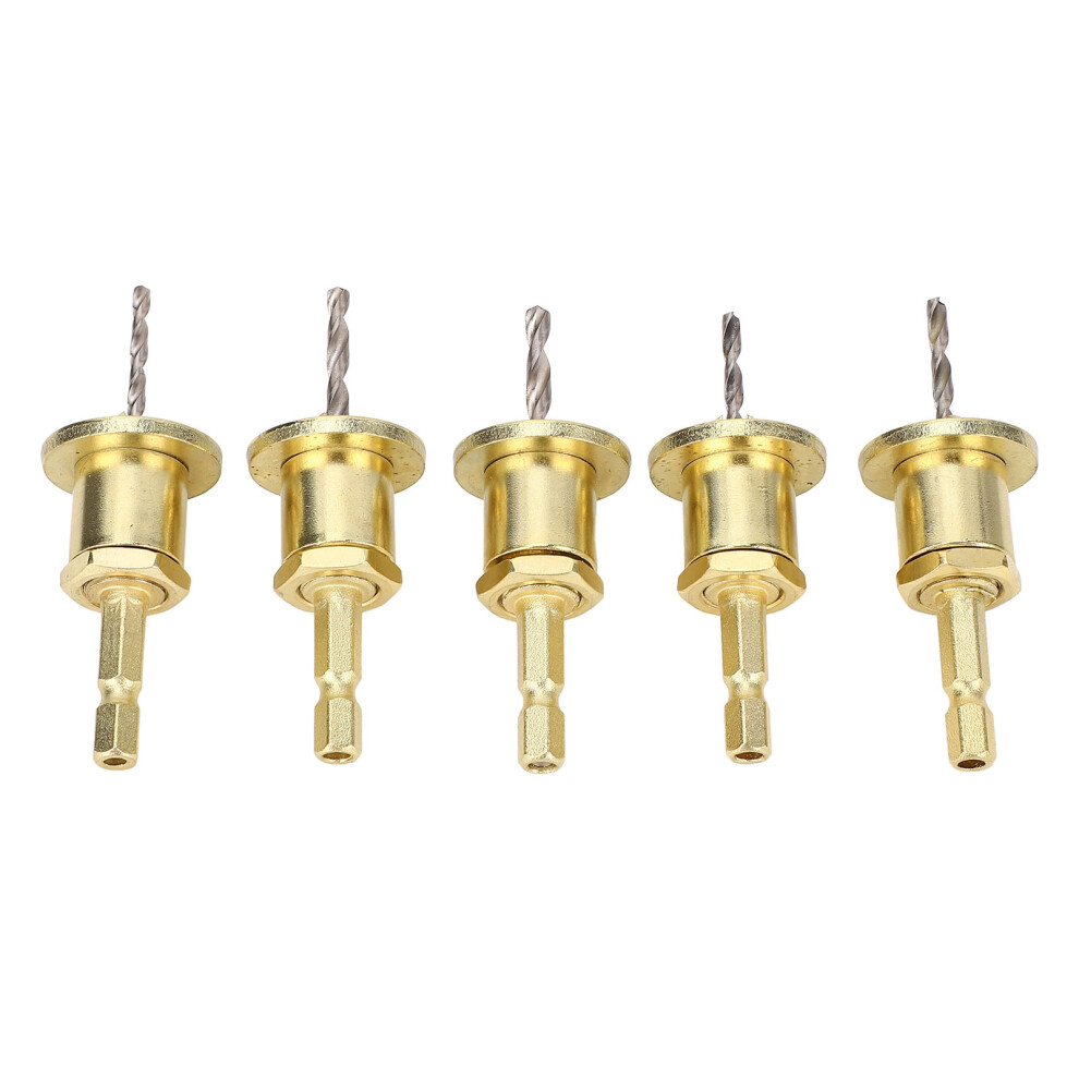 5Pcs Adjustable Tungsten Steel Countersink Set 2.8-4Mm 4151341683226