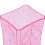 Rosa Wattepad-Halter Aufbewahrungsbox, Kunststoff 4