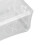 Wattepad-Halter - Box mit Bodenöffnung - durchsichtig 12