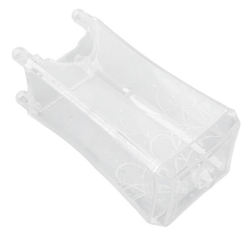 Wattepad-Halter - Box mit Bodenöffnung - durchsichtig 2
