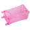 Rosa Wattepad-Halter Aufbewahrungsbox, Kunststoff 10