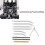 1/24 RC Spurstangen-Kit Aluminium Silber 61,5/68,5 mm 12