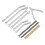 1/24 RC Spurstangen-Kit Aluminium Silber 61,5/68,5 mm 13