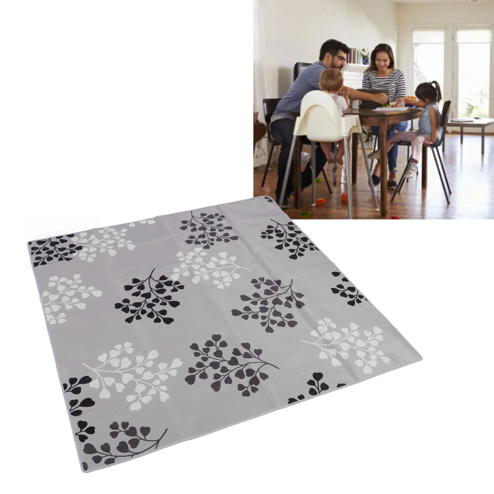 High Chair Floor Mat Waterproof Non-Slip 130x130cm for Outdoor Picnic