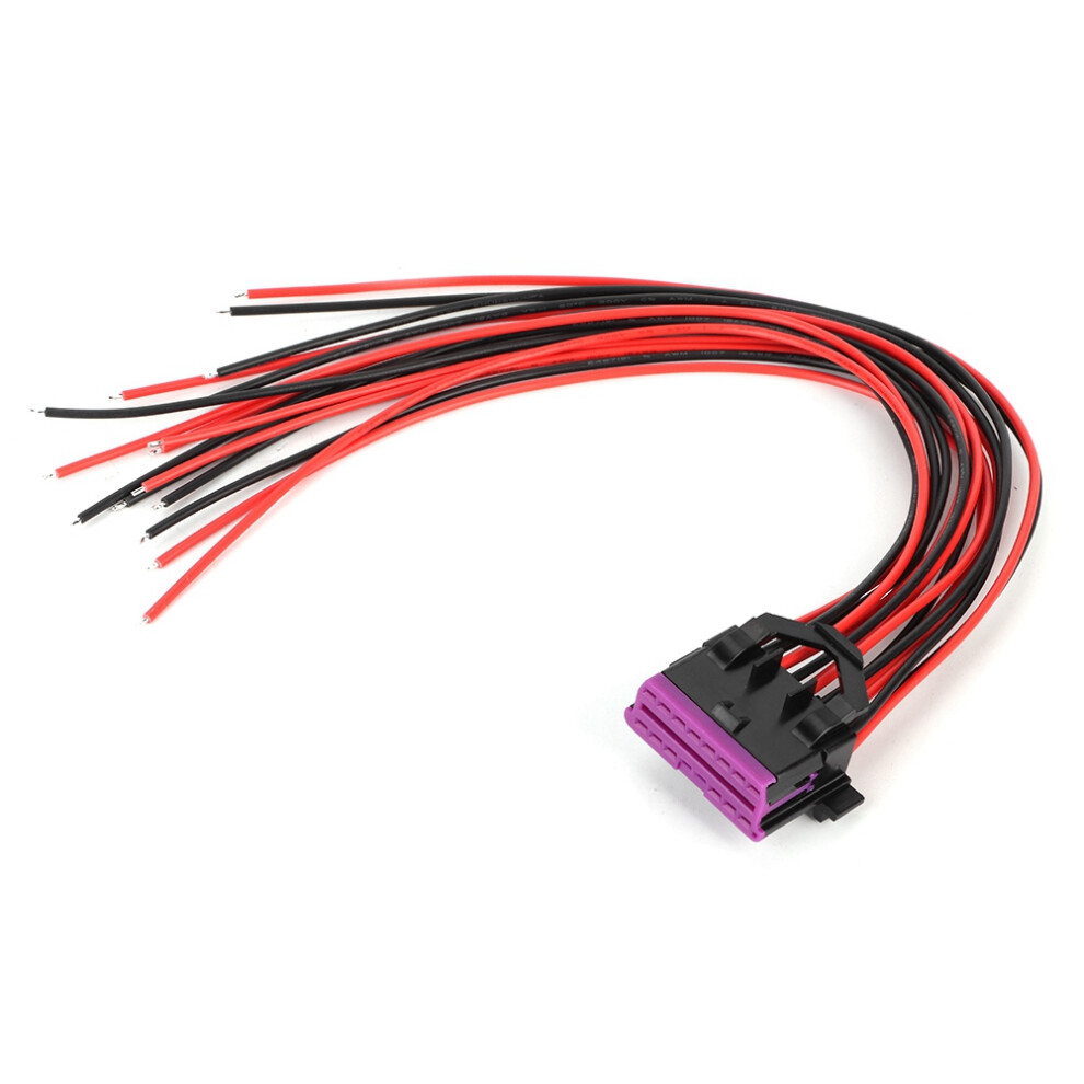Obd2 16Pin Male Connector Adapter Opening Female 9387669448550