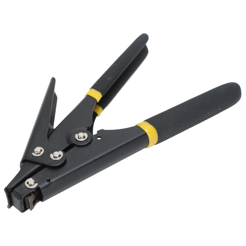 Lightweight Nylon Cable Tie Gun Black Adjustable Tension Plastic Zip Tie Tool