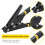 Lightweight Nylon Cable Tie Gun Black Adjustable Tension Plastic Zip Tie Tool 12