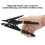 Lightweight Nylon Cable Tie Gun Black Adjustable Tension Plastic Zip Tie Tool 8
