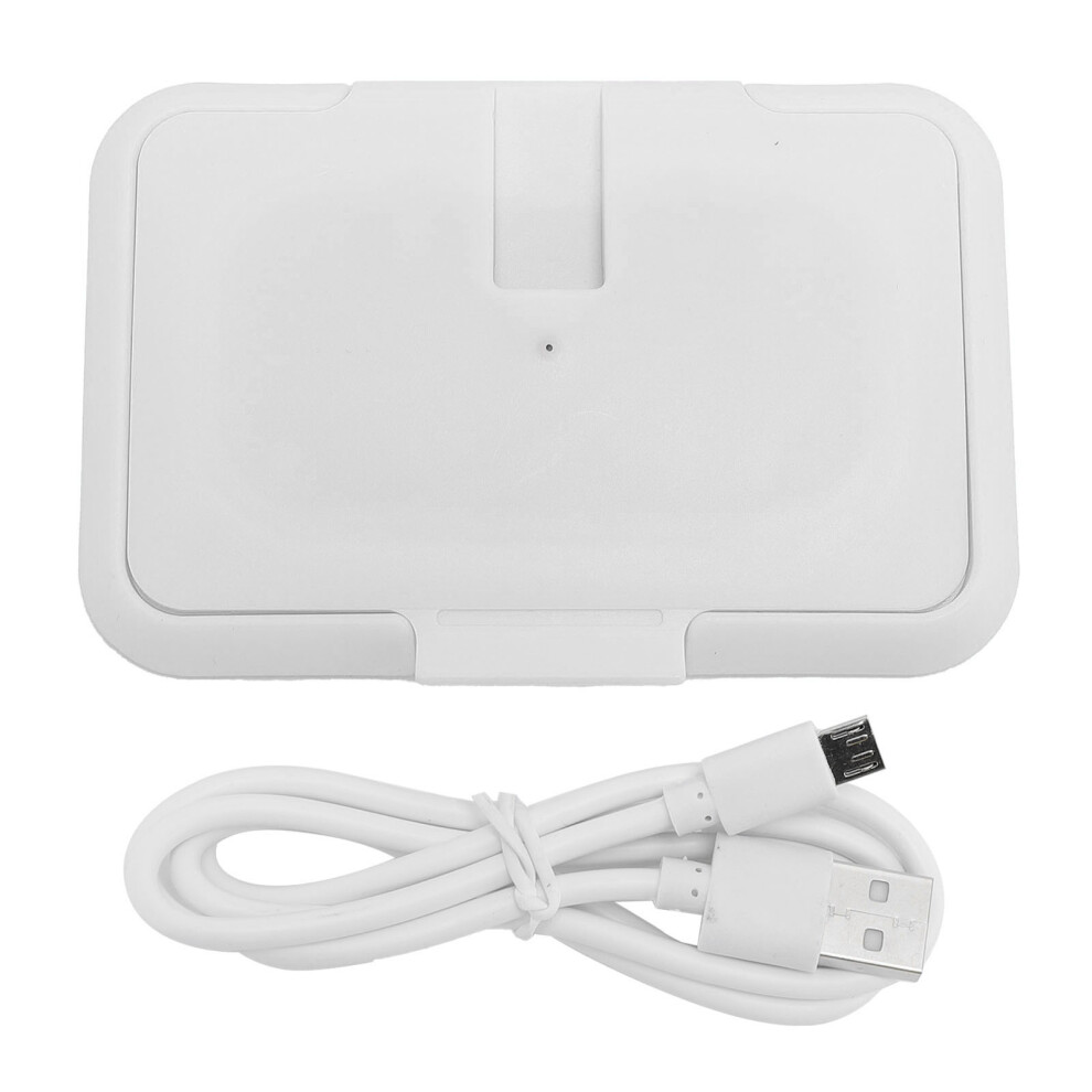 Portable Usb Baby Wipe Warmer Wet Wipe Heater White