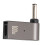 Conector Type-C hembra a macho de aluminio 100W 5A 4.0x1.35mm 4