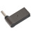 Conector Type-C hembra a macho de aluminio 100W 5A 4.0x1.35mm 12