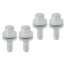 4 Pcs Metal Wheel Bolt Nut Set for Peugeot 206-XSara 208-3008
