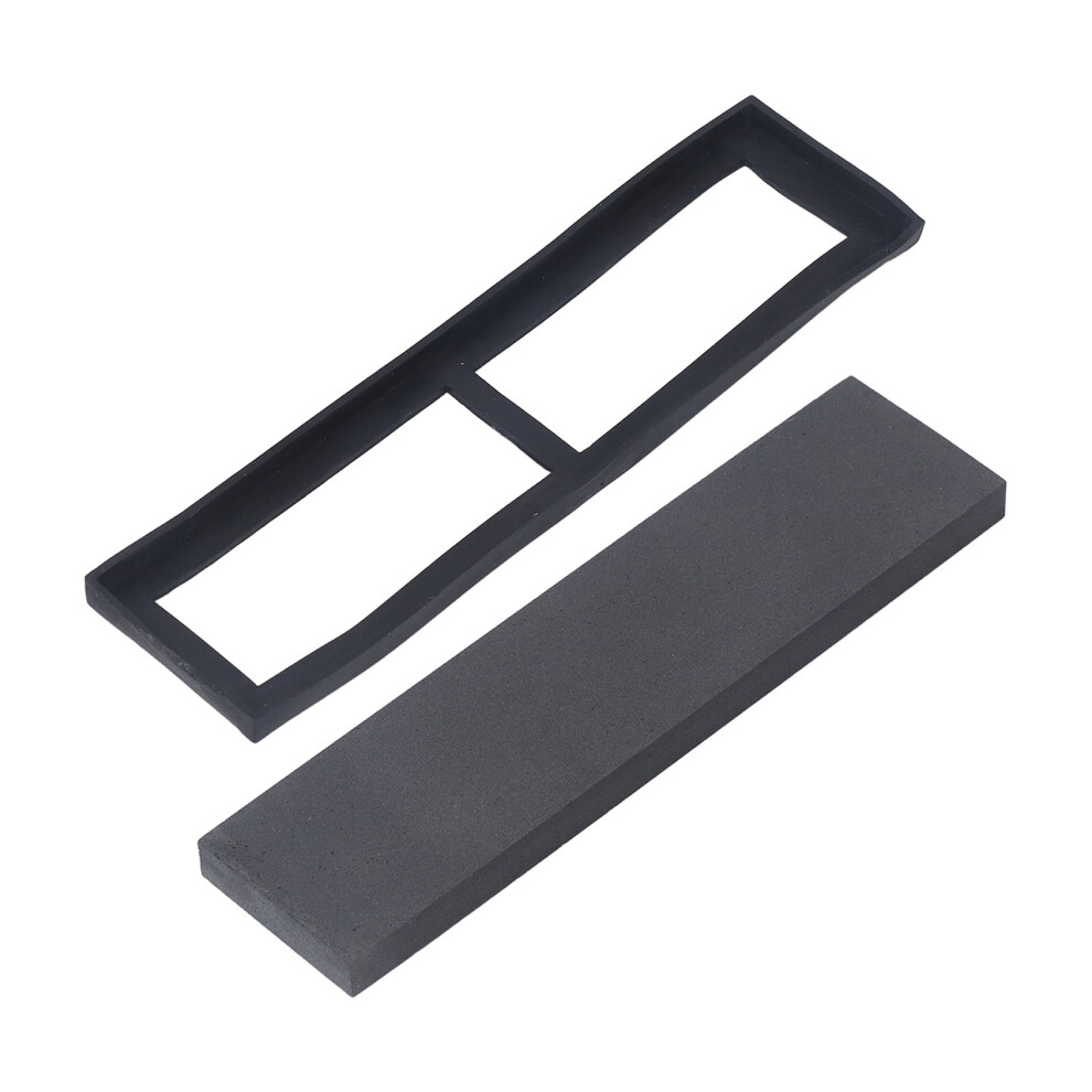 Knife Sharpening Stone with Rubber Base 800 Grit