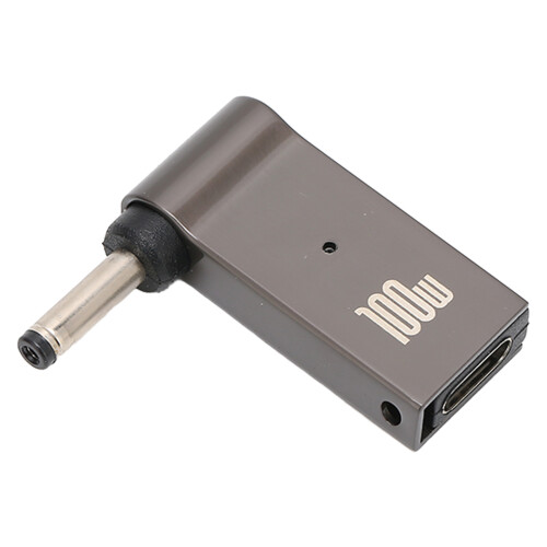 PD zu DC Adapter 100W USB-C auf 3.5x1.35mm Silber 2