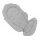 Baby Stroller Cushion Removable Washable Light Gray 67x35.5cm 11