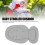 Baby Stroller Cushion Removable Washable Light Gray 67x35.5cm 8