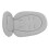 Baby Stroller Cushion Removable Washable Light Gray 67x35.5cm 16