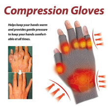 (1pair)Compression Arthritis Gloves Wrist Support Joint Pain Relief Hand Brace Women Men Therapy Wristband Compression Gloves
