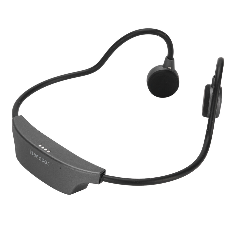 Waterproof Bone Conduction Headphones With 300Mah Battery, Bluetooth 5.3 Gray 7601341687979