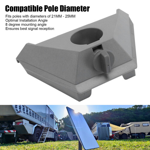 Satellite Mount Pole Adapter 8 for 21-25mm Poles, PC Material 2