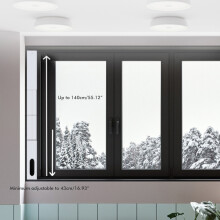 Tragbares Klimaanlagen-Fenster-Kit Einstellbares Fenster für Klimaanlage Schiebefenster-Klimaanlagen-Entlüftungskit