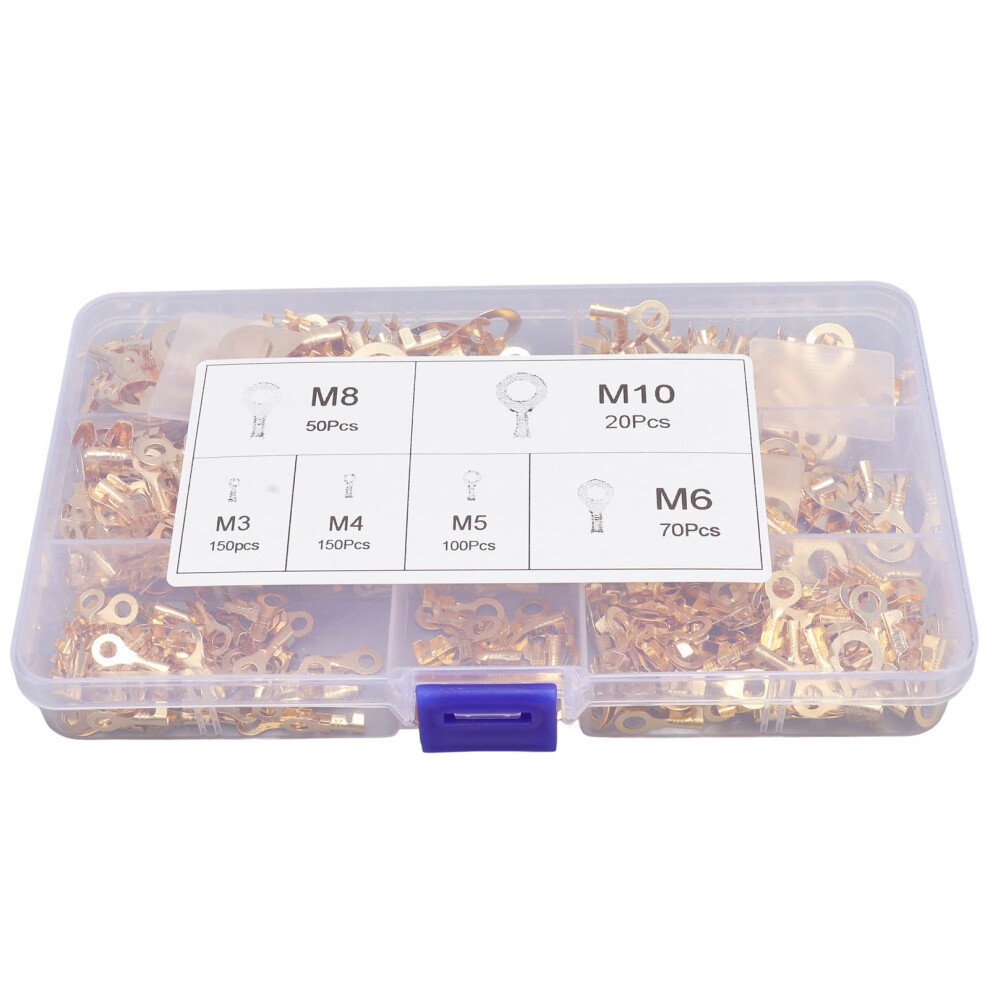 540PCS Brass Wire Lugs Assortment Set Electric