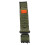 Adjustable OD Green Nylon Hook Loop Sport Watch Strap 17cm 16