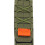 Adjustable OD Green Nylon Hook Loop Sport Watch Strap 17cm 9