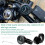 Waterproof Aluminum Alloy Handlebar Mount Clock 7