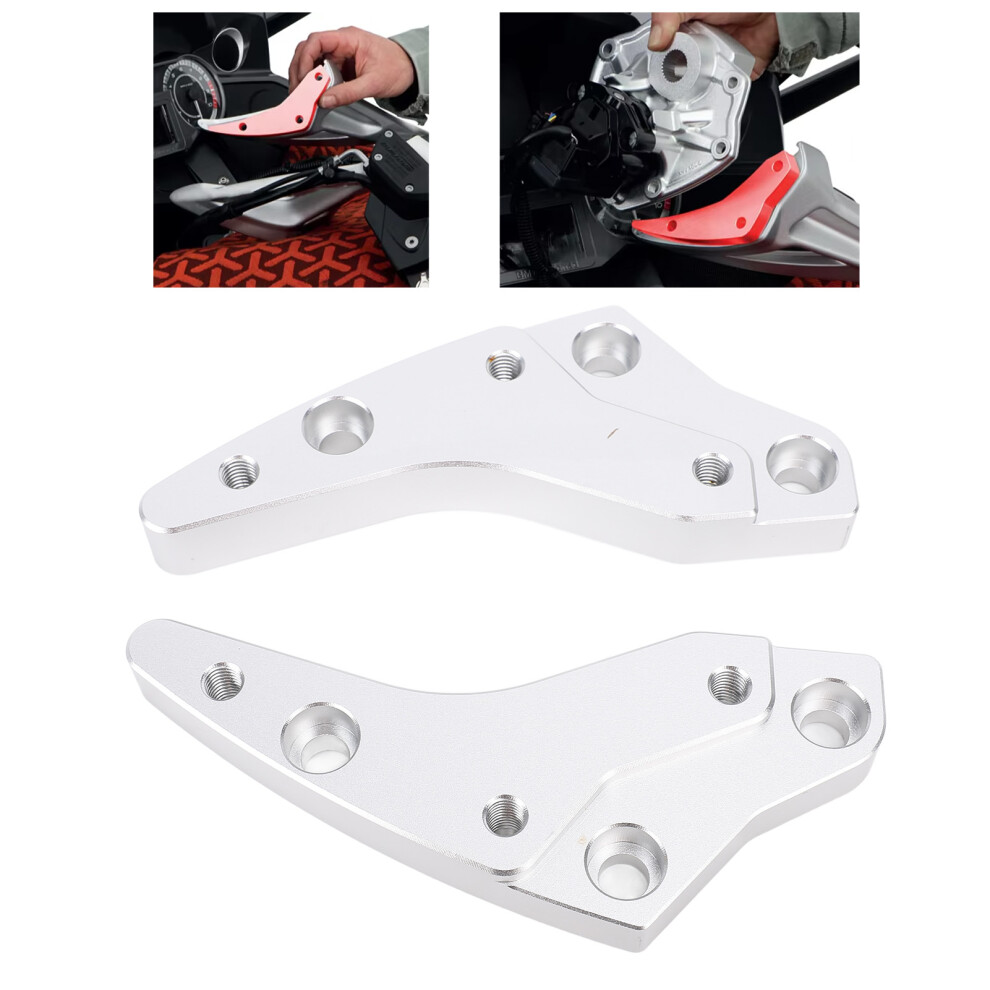 Motorcycle Handlebar Riser Block For K1600 18Mm Up 20Mm Back Cnc Aluminum 9301341693946
