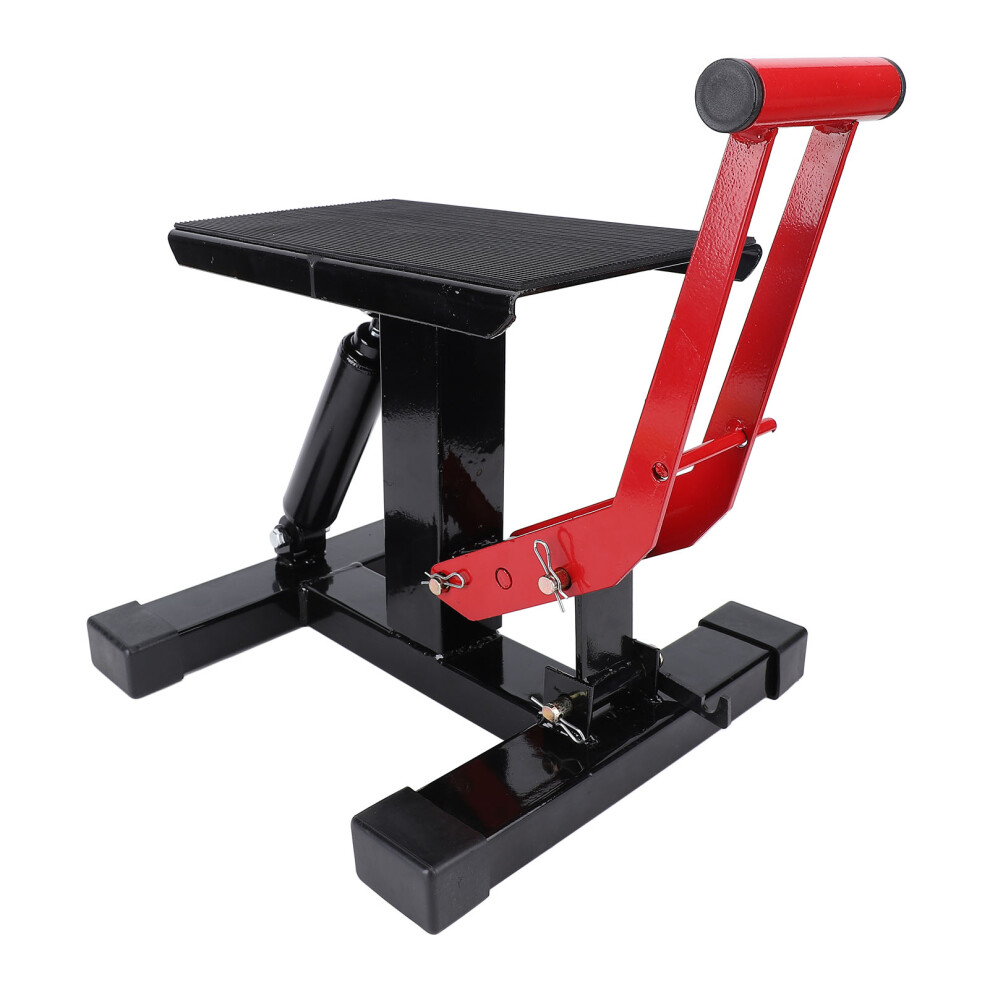 Hydraulic Motorcycle Lift Stand 330Lbs Capacity, Adjustable for Offroad Maintenance-image-OPC-PJMR6XF-NEW